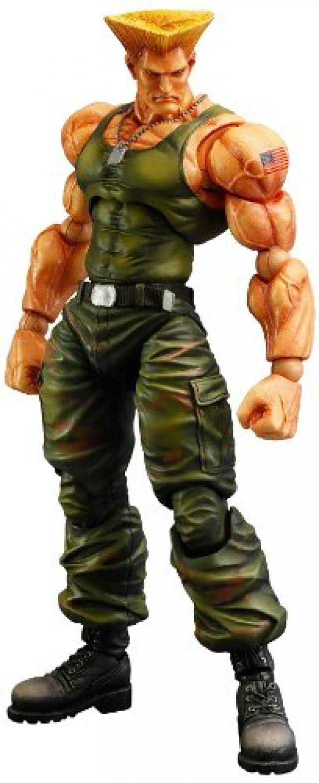 Street Fighter IV Play Arts Kai Guile Action Figure