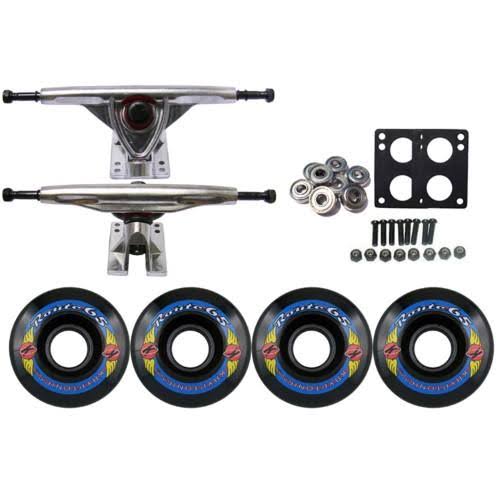 Kryptonics Route Truck Wheel Pack 65mm Black 180mm Raw