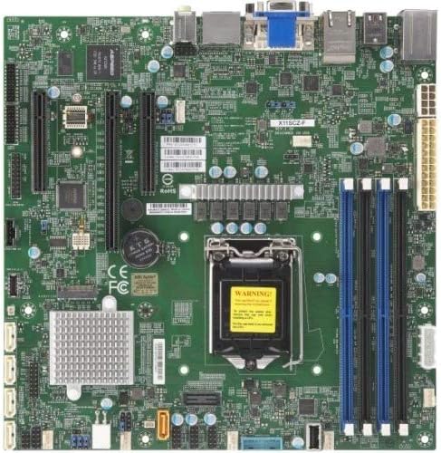 Supermicro Motherboard MBD-X11SCZ-F-B S1151 C246 PCIE SATA uATX Bulk Pack