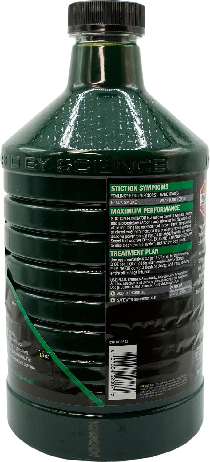 Hot Shot's Secret HSS64Z Original Stiction Eliminator 64 Fluid Ounce Bottle , Green Pack of 2