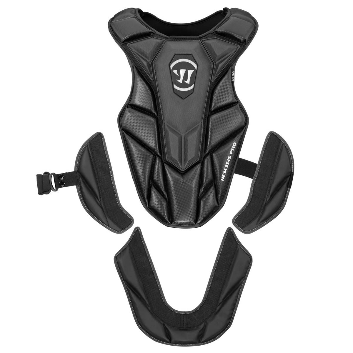 Warrior Nemesis Pro Goalie Chest Pad, Black