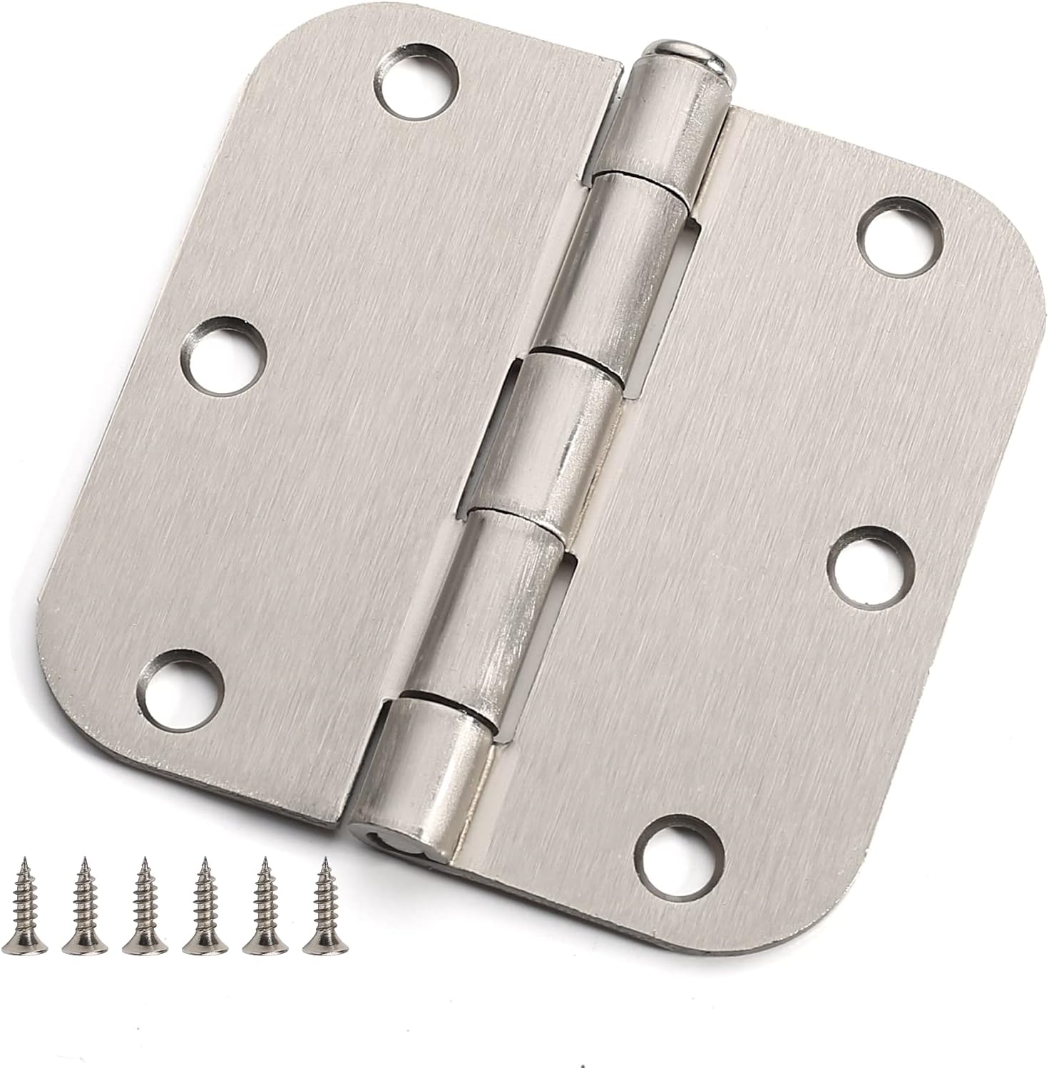 KNOKLOCK Rounded Door Hinges Oil Rubbed Bronze,3.5 Inch x 3.5 Inch (5/8 Inch Radius Corner),Pack of 18 Pack of 2