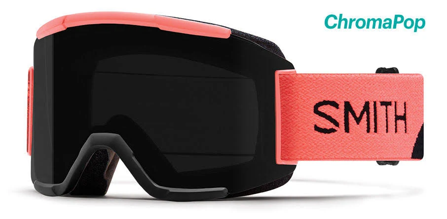 Smith Squad Goggles Sunburst Split ChromaPop Sun Black