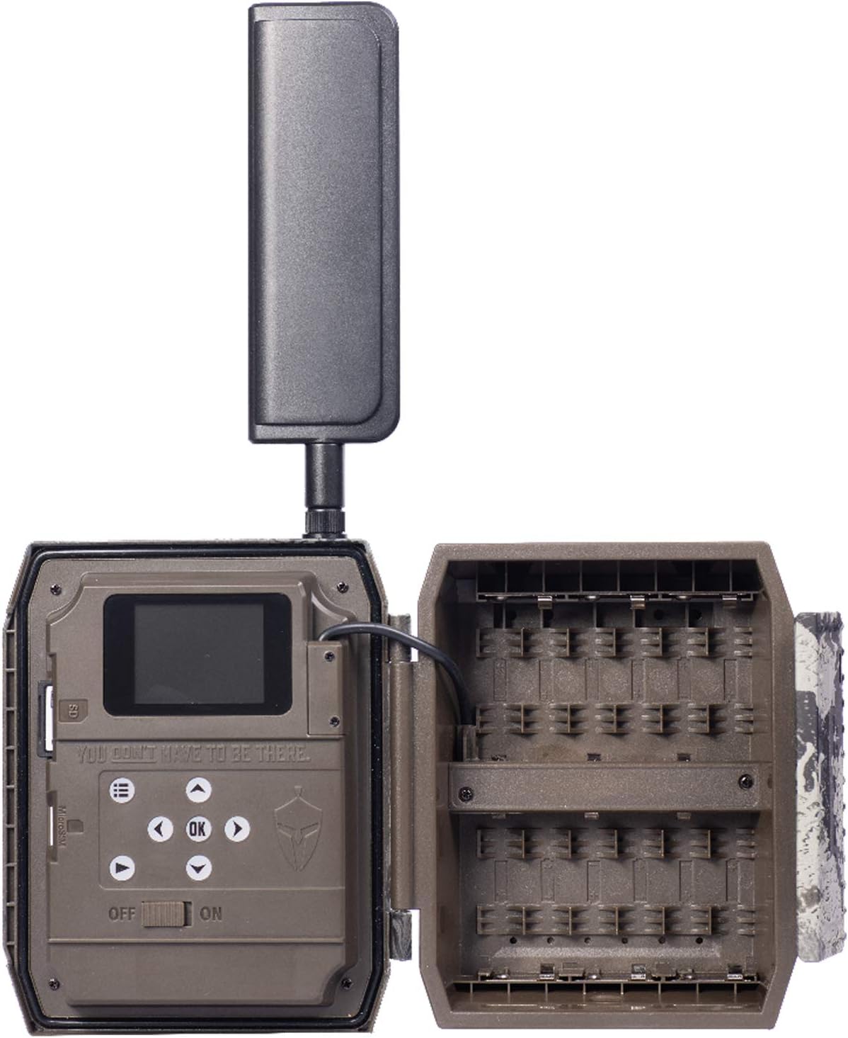 Spartan GoCam Ghost 4G/LTE Connected by AT&T Industry-Leading Technology | 5300 mAh Built-in Lithium Internal Backup Battery Bundled with HogoR Lens Cleaning Cloth