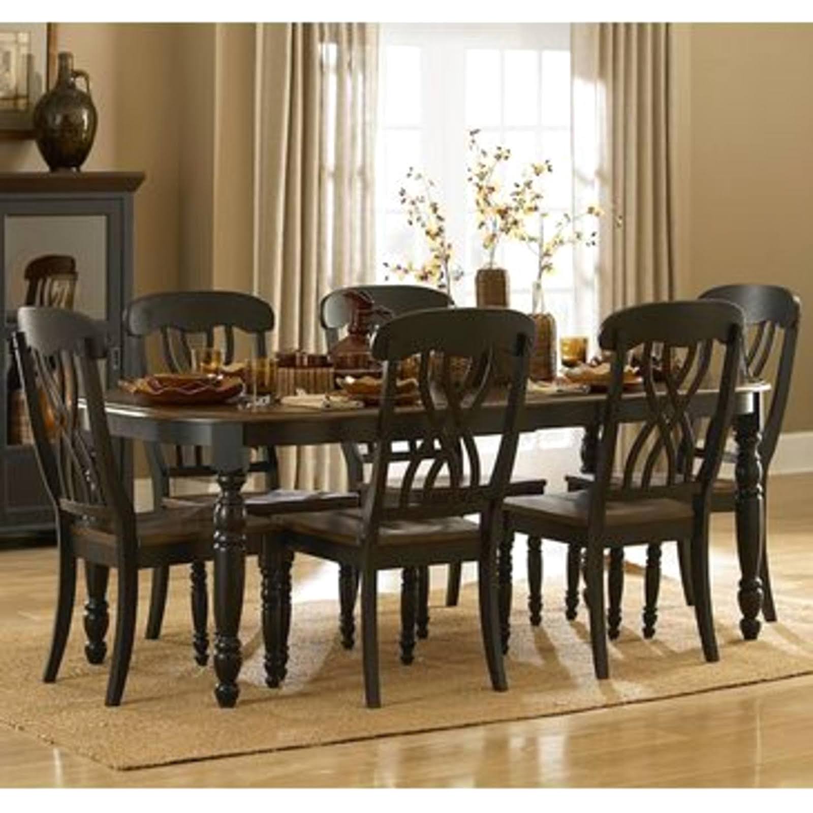 Homelegance Ohana Black Dining Table 1393BK-78