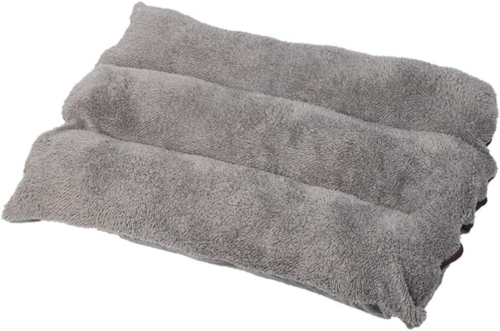 balacoo Dog Bed Kennel Pad Crate Mat Beds Cushion Warm Mattress Padding Bolster Sleep Bedding Pads Rug for Pet Carriers (Grey)