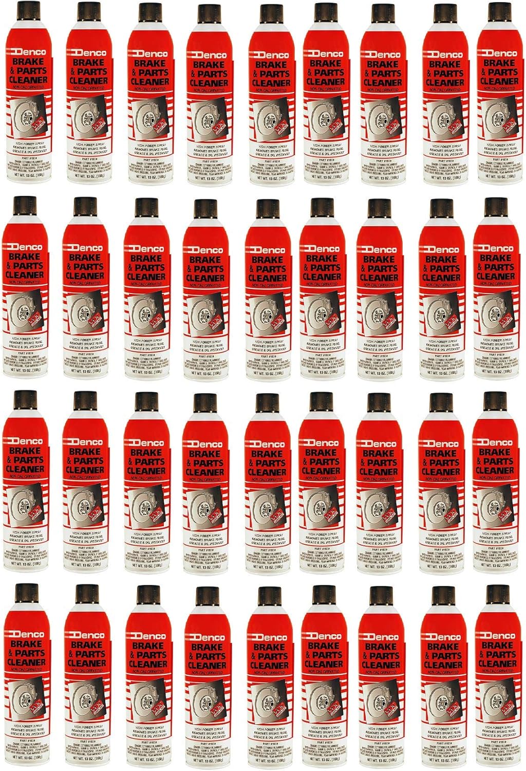 Denco #1930 Brake & Parts Cleaner - 15.3 FL OZ - 13 OZ Cans - 12 to 88 Pack (36)