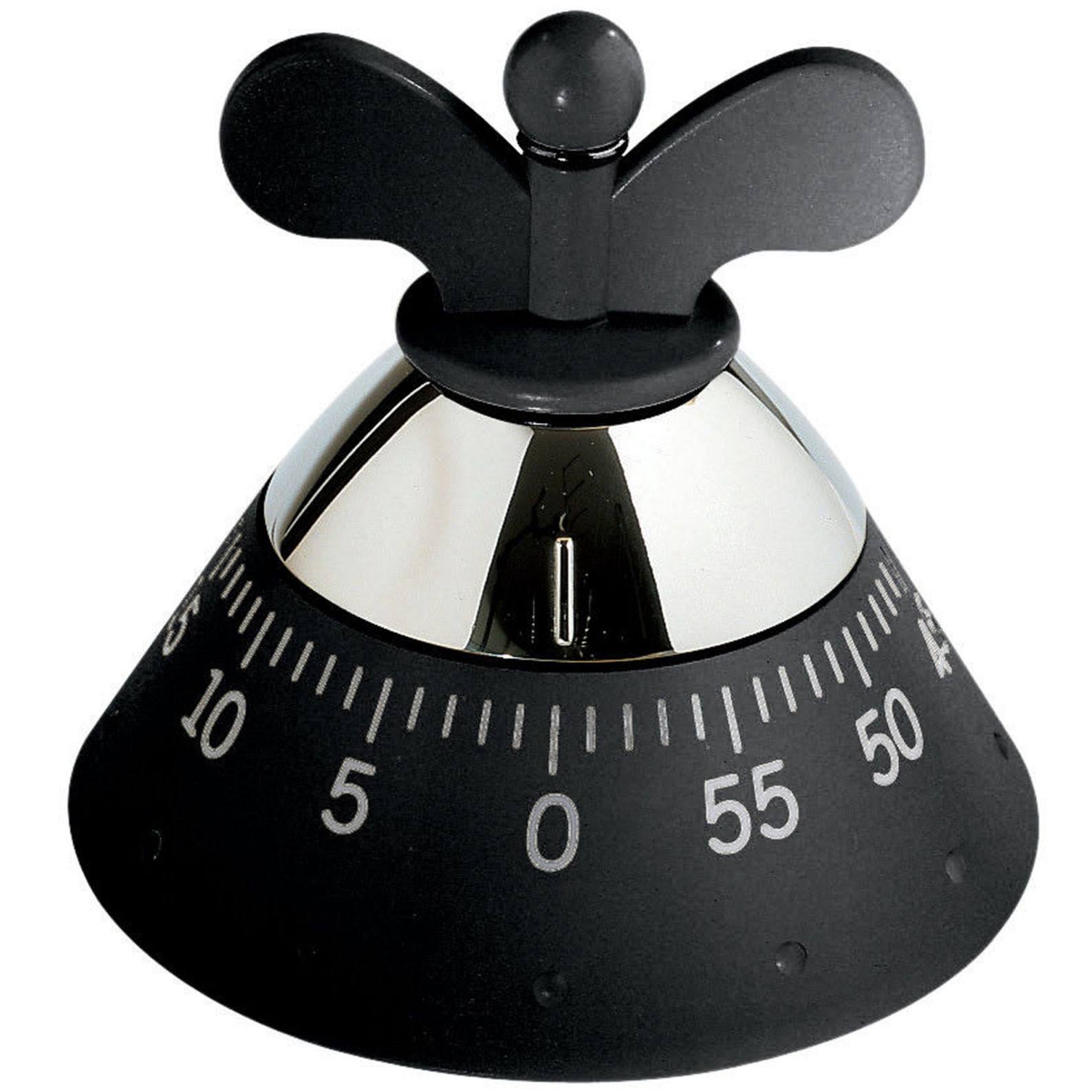 Alessi A09 B Kitchen Timer Black