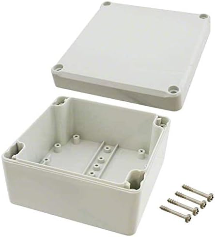 BOX PLASTIC GRAY 3.94