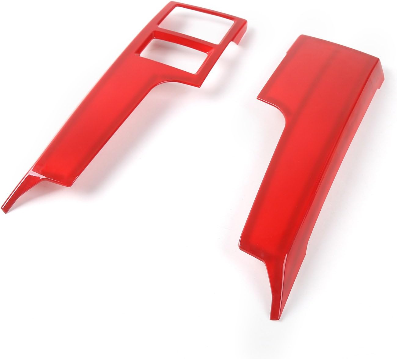 Voodonala Red Central Control Covers Frame Vent Trim Accessories for Ford F150 2015 2016 2017