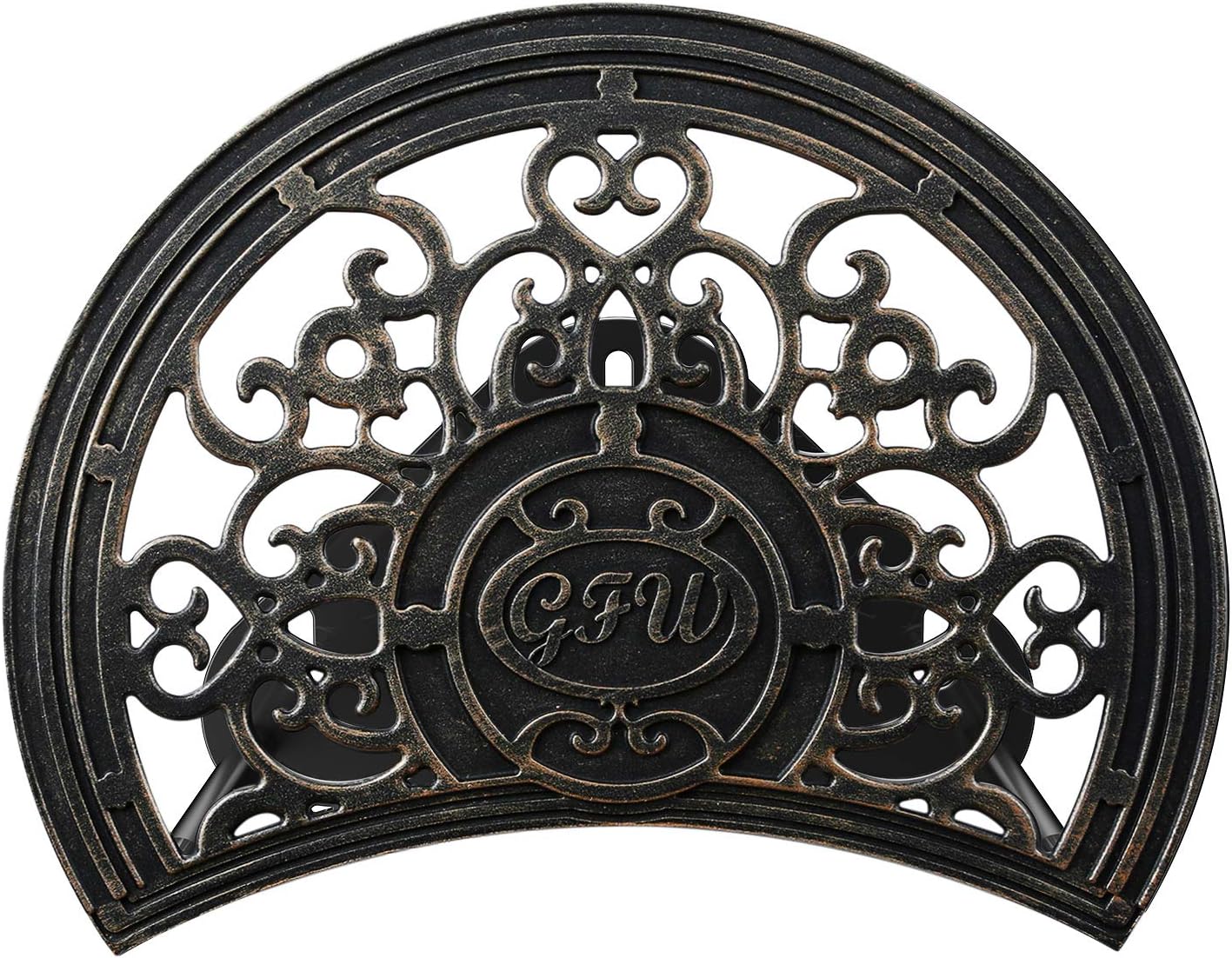 GOFORWILD Garden Hose Holder made of Stainless Cast Aluminum, Decorative Hose Butler Sturdy Water Hose Rack, Durable Wall Hose Hanger, Holds 125-Feet of 5/8-Inch Hose, Hose Reel, 7005 Pack of 2