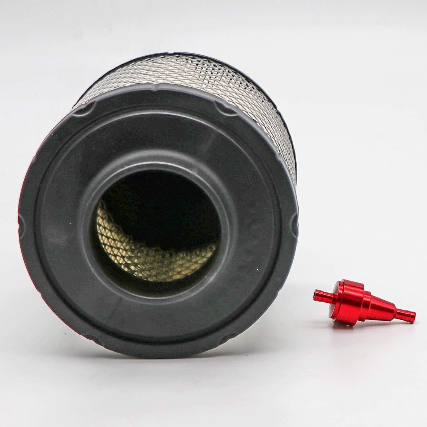 Air Filter For Polaris ACE 570 Ranger 500 Crew 570-6 ETX Sportsman ACE 570 ATV UTV, Replace OEM 7082037, CNC Red Fuel Filter