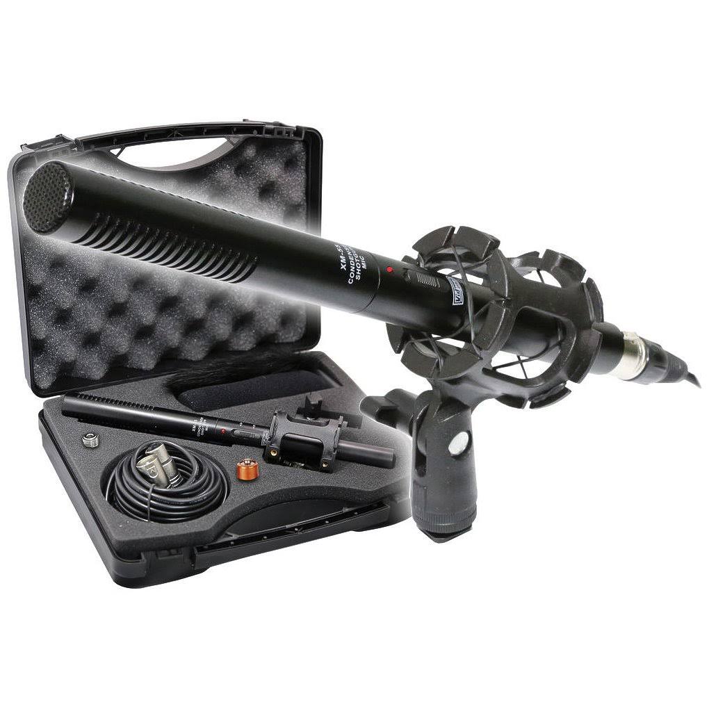 Panasonic Ag-ac90a Avccam Camcorder External Microphone Vidpro Xm-55 13-Piece Professional Video u0026 Broadcast Unidirectional