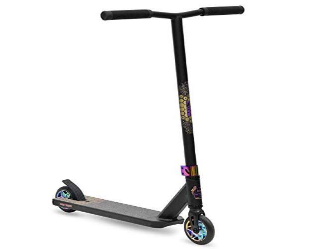 Sullivan Resolute Stunt Scooter, Ages 6-12, Black/Jet Fuelled Neo Chrome