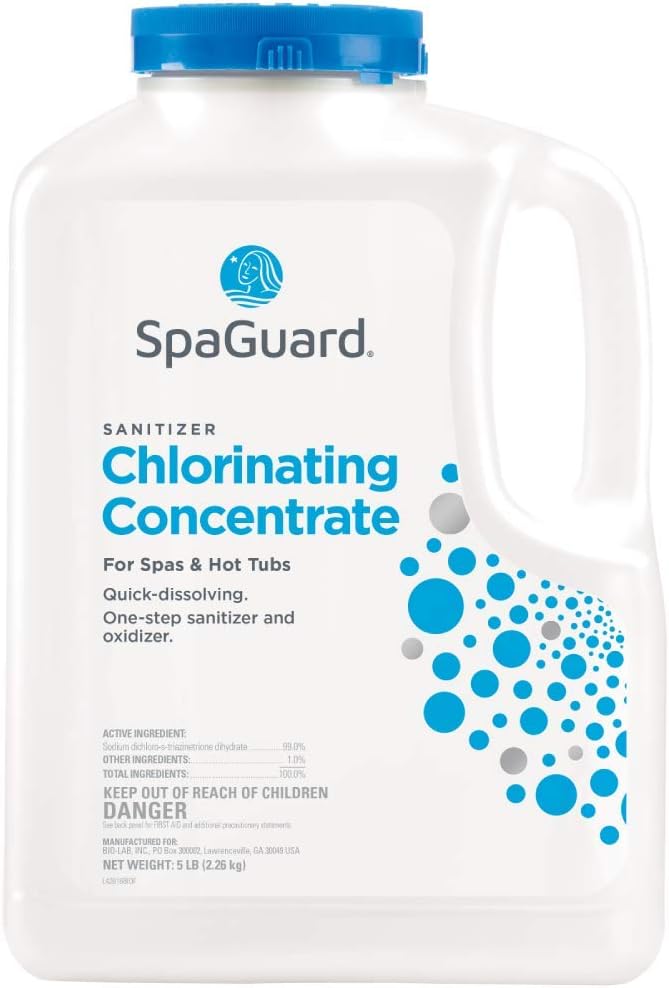 SpaGuard Spa Chlorinating Concentrate - 5 Lb Pack of 2