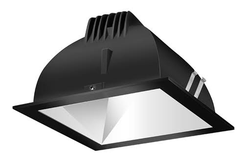 RAB NDLED6S-80Y-M-B - Finishing SC 6x22 Square 3000K LED 80 Degrees Matte Cone Black Ring