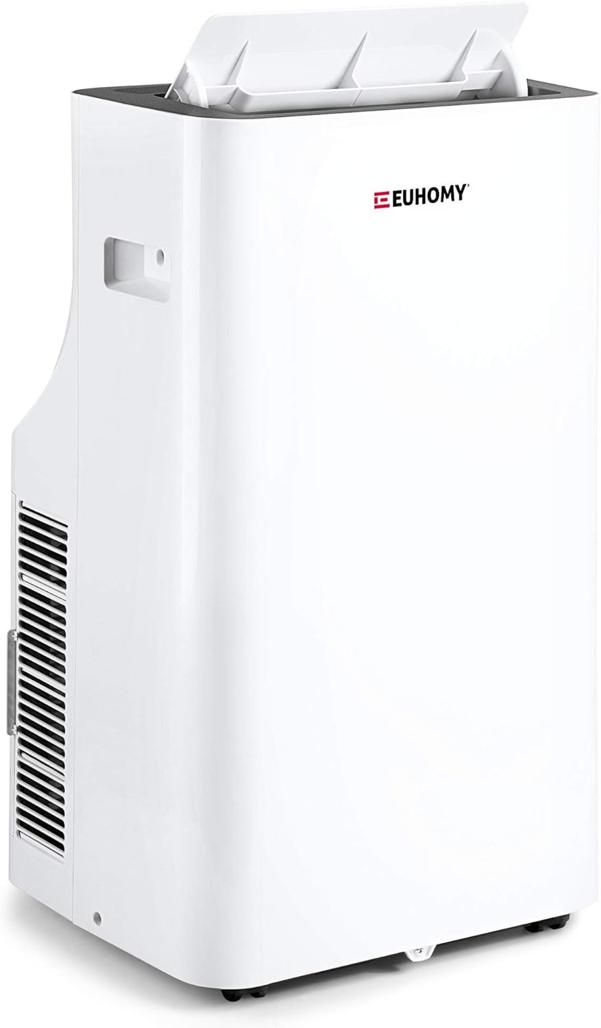 EUHOMY 14,000 BTU Portable Air Conditioner with Built-in Dehumidifier & Fan Modes, Dual motor Portable Ac Unit,Quiet Operation,Includes Remote Control, Floor Air Conditioner With Window Installation Kit for Rooms up to 450 sq ft， White