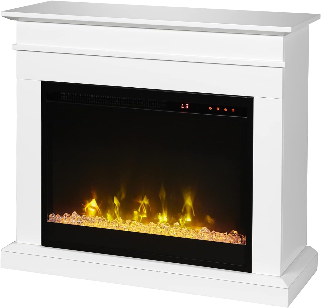 DIMPLEX C3P23C9-2067W Electric Fireplace Mantel, White