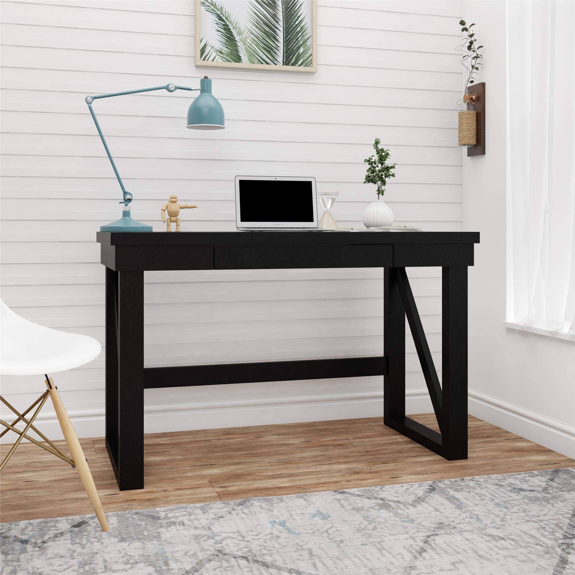 Ameriwood Home Crestwood Computer Desk in Black - 7598872COM