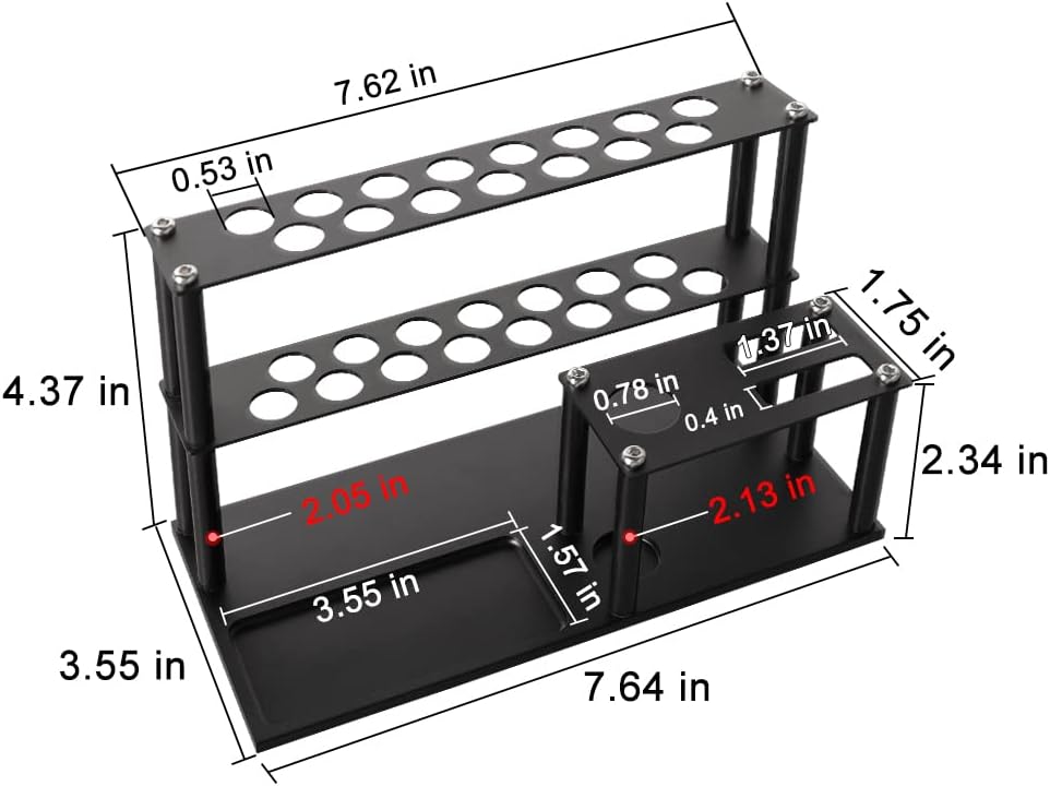 WEISHUJI RC Tools Kit Organizers,Screw Driver RC Tools Kit Organizers,Screwdriver Storage Rack Bulit-in Screw Tray Screw Driver Pliers for Hex Cross Screw Driver RC Tools Kit Organizers