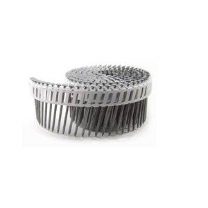 B and C Eagle 2-1/2 in x .092 Plastic Collated Hot Dipped Galvanized Smooth Shank Coil Siding Nails, 4,800/Box 212X092HDPC | Acm