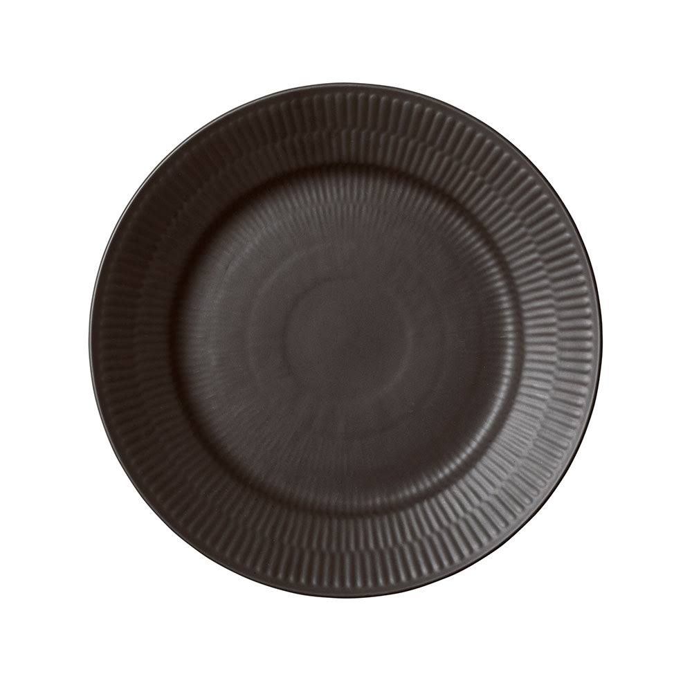Royal Copenhagen Black Fluted Salad Plate