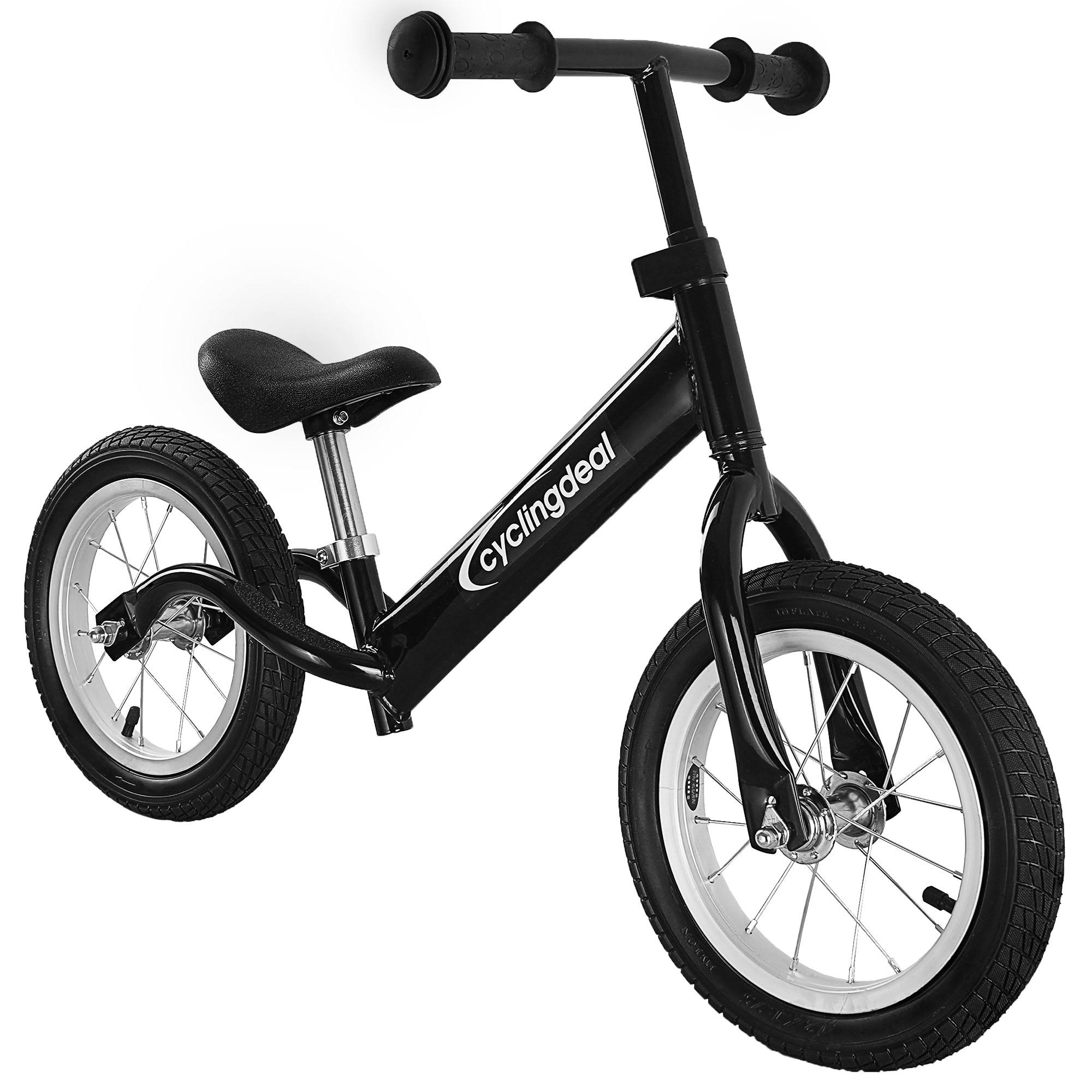 Kids Child Push Balance Bike Bicyle 12x22 Black