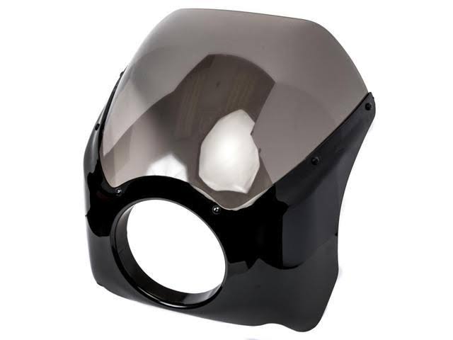Krator Black u0026 Smoke Headlight Fairing Windshield Kit for Honda VF Magna Stateline 500 700 750 1100