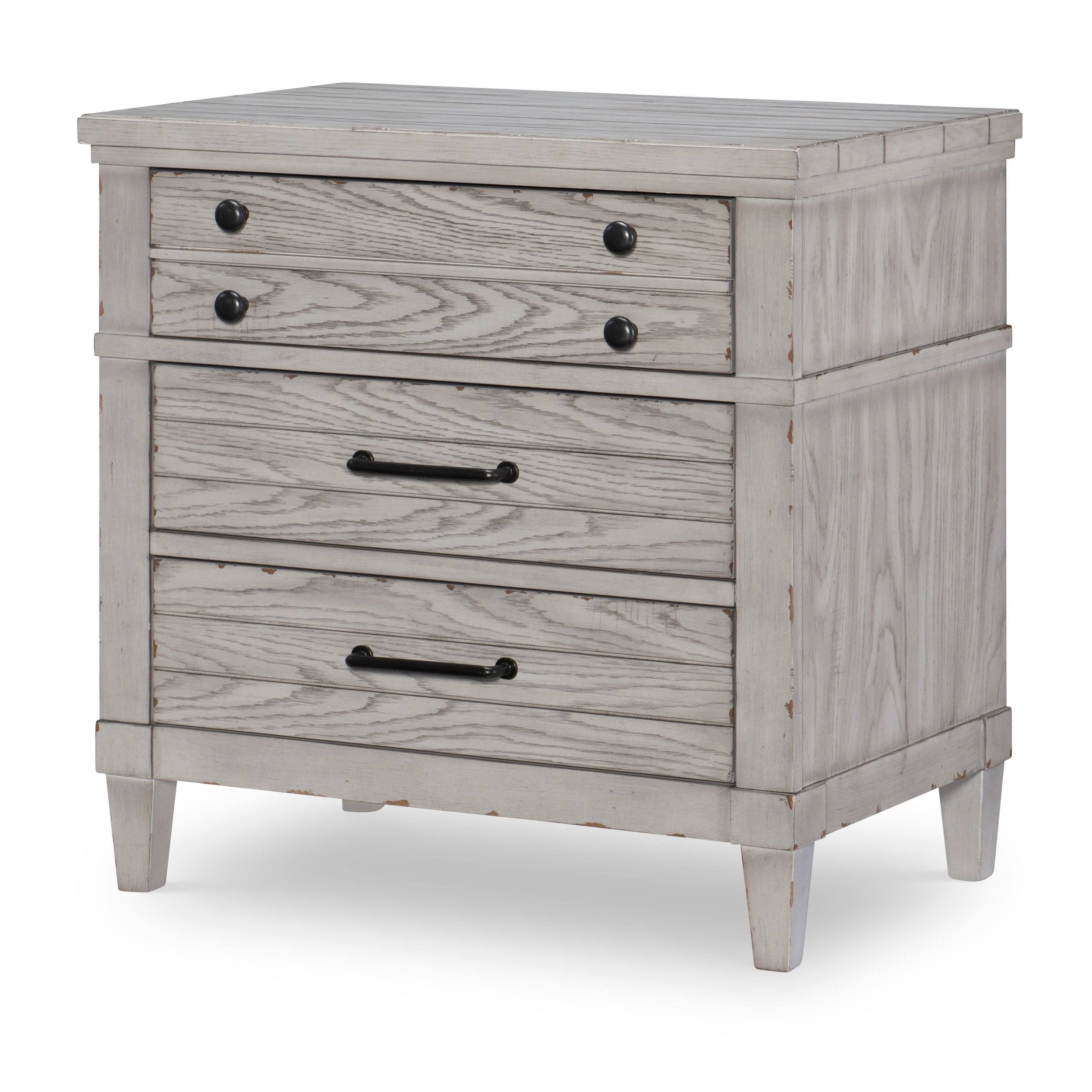 Legacy Classic Belhaven Night Stand in Weathered Plank