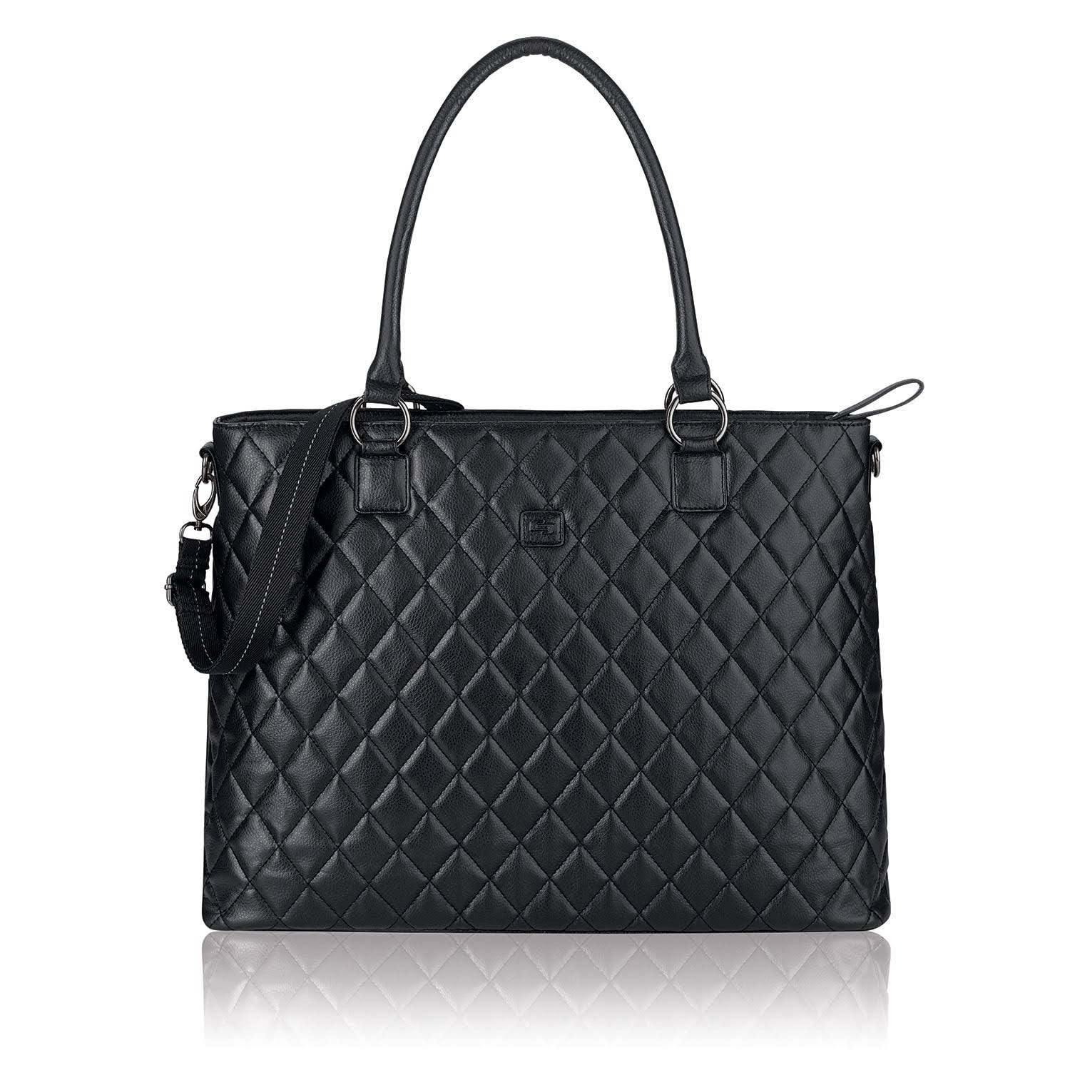 Solo Classic 15.6x22 Laptop Tote, Black