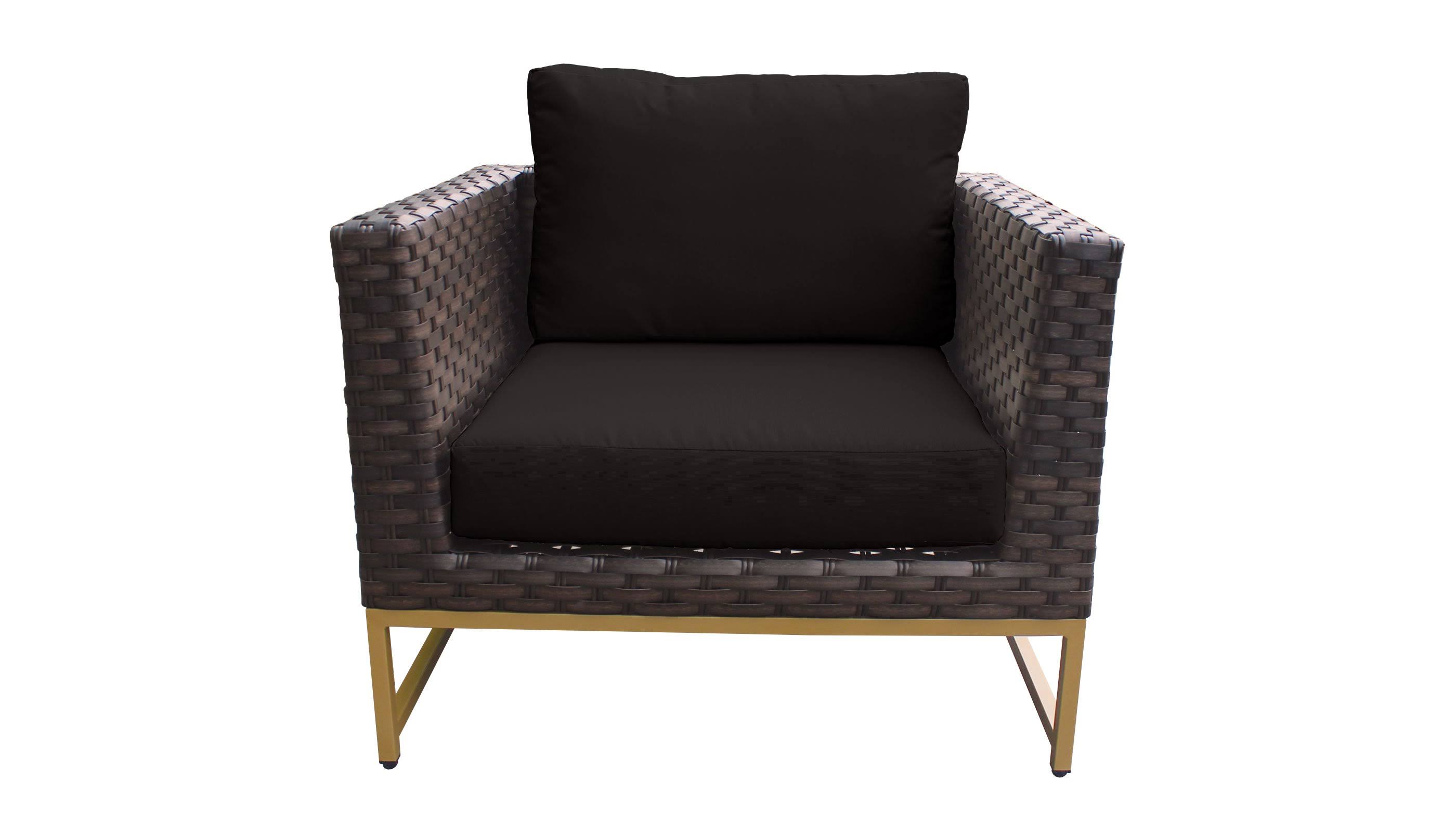 TK Classics Barcelona Club Chair in Black