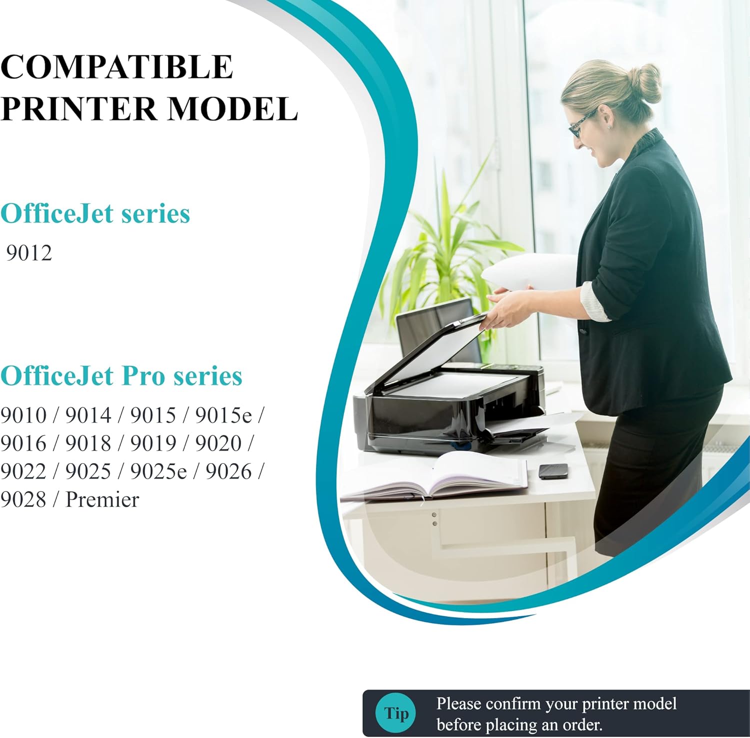 HibiTon Remanufactured Ink Cartridges Replacement for HP 962 962XL Black Cyan Magenta Yellow for OfficeJet Pro 9015 9018 9025 9010 9015e 9020 9025e 9016 9014 9012 9022 9019 Printer Tray, 4-Pack Pack of 2