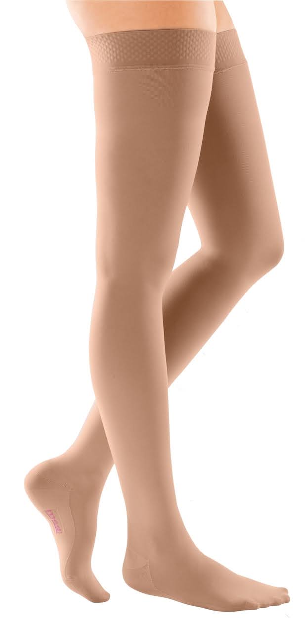 Mediven Comfort Thigh High, Lace Band, VI, Natural, 15-20 mmHg