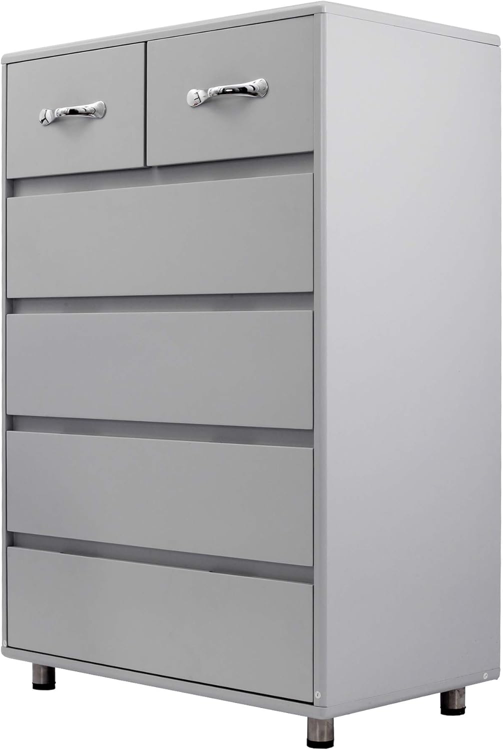 Knocbel Round Edge Storage Chest Home Office Storage Cabinet with 6 Drawers, 90lbs Weight Capacity, 27.55