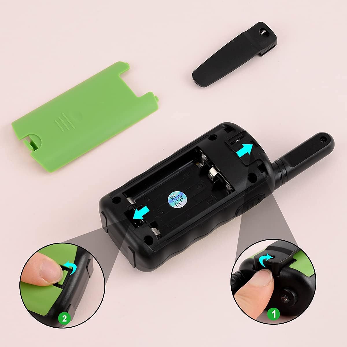 OWNZNN Intercoms Wireless for Home [Upgraded 2022] Hand Free Two Way Communication Intercom & Walkie Talkie for Kids Bundle: Home System Intercom and Two Way Radio for Kids (4 Pack+2Pack)