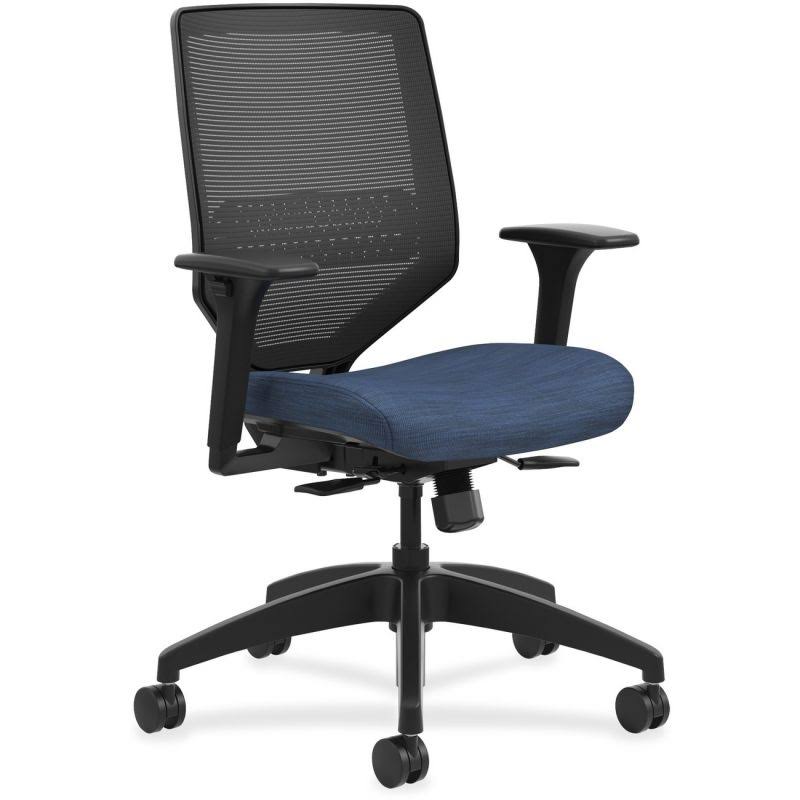 HON SVM1ALC90TK Solve Series Mesh Back Task Chair - Midnight - 42 x 29.8 x 29 in.