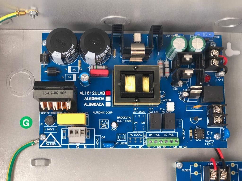 Lenel LNL-AL400ULX- Power-Limited Supply/Charger 120v AC 60 Hz, 1.45 Amp