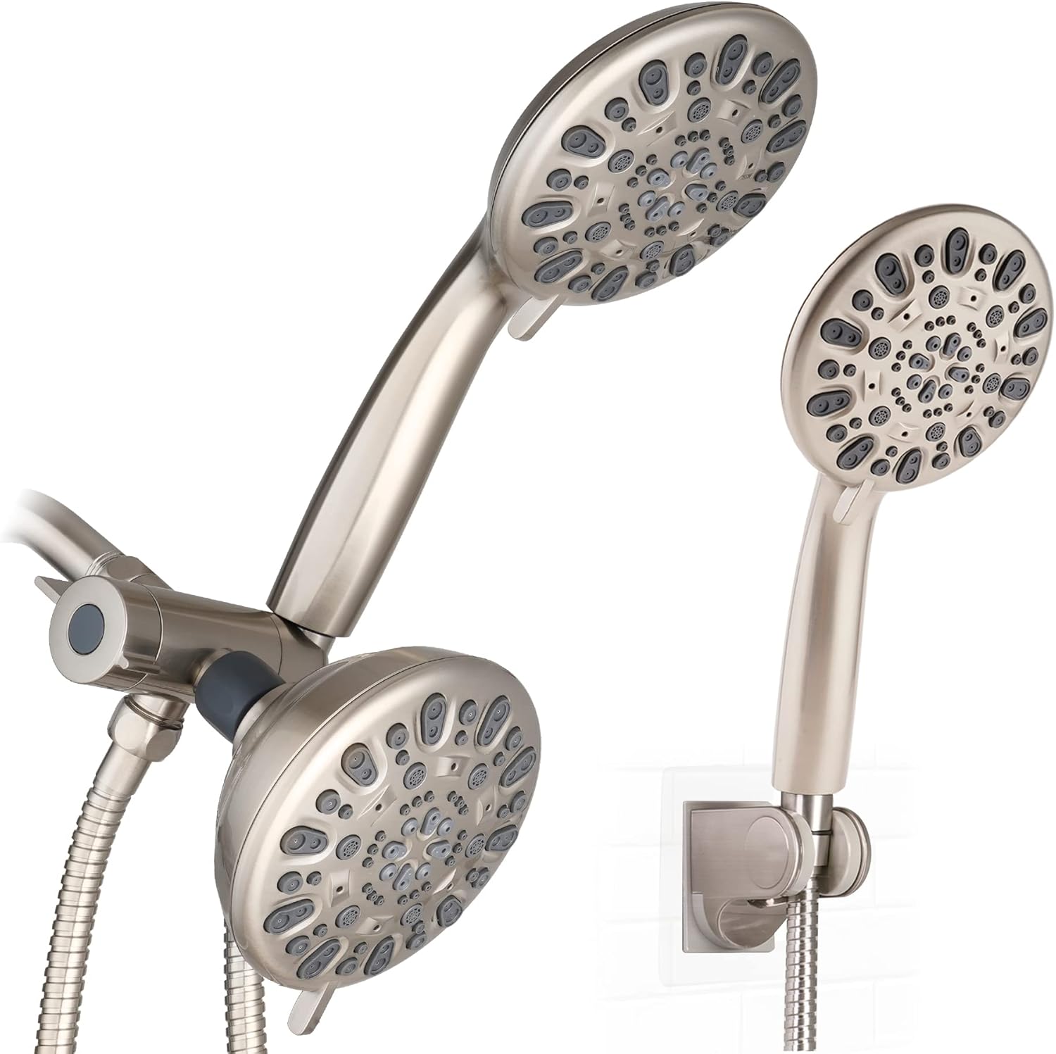 High Pressure Rain Shower Head with Handheld, 5