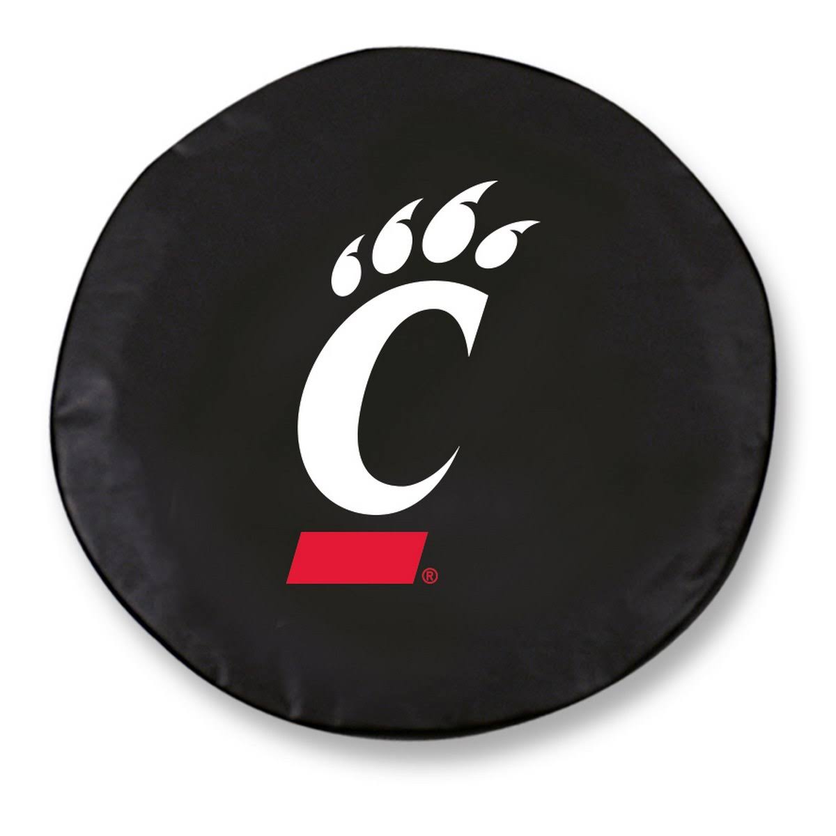 Cincinnati Bearcats HBS Black Vinyl Fitted Spare Car Tire Cover (30x22 x 10x22)