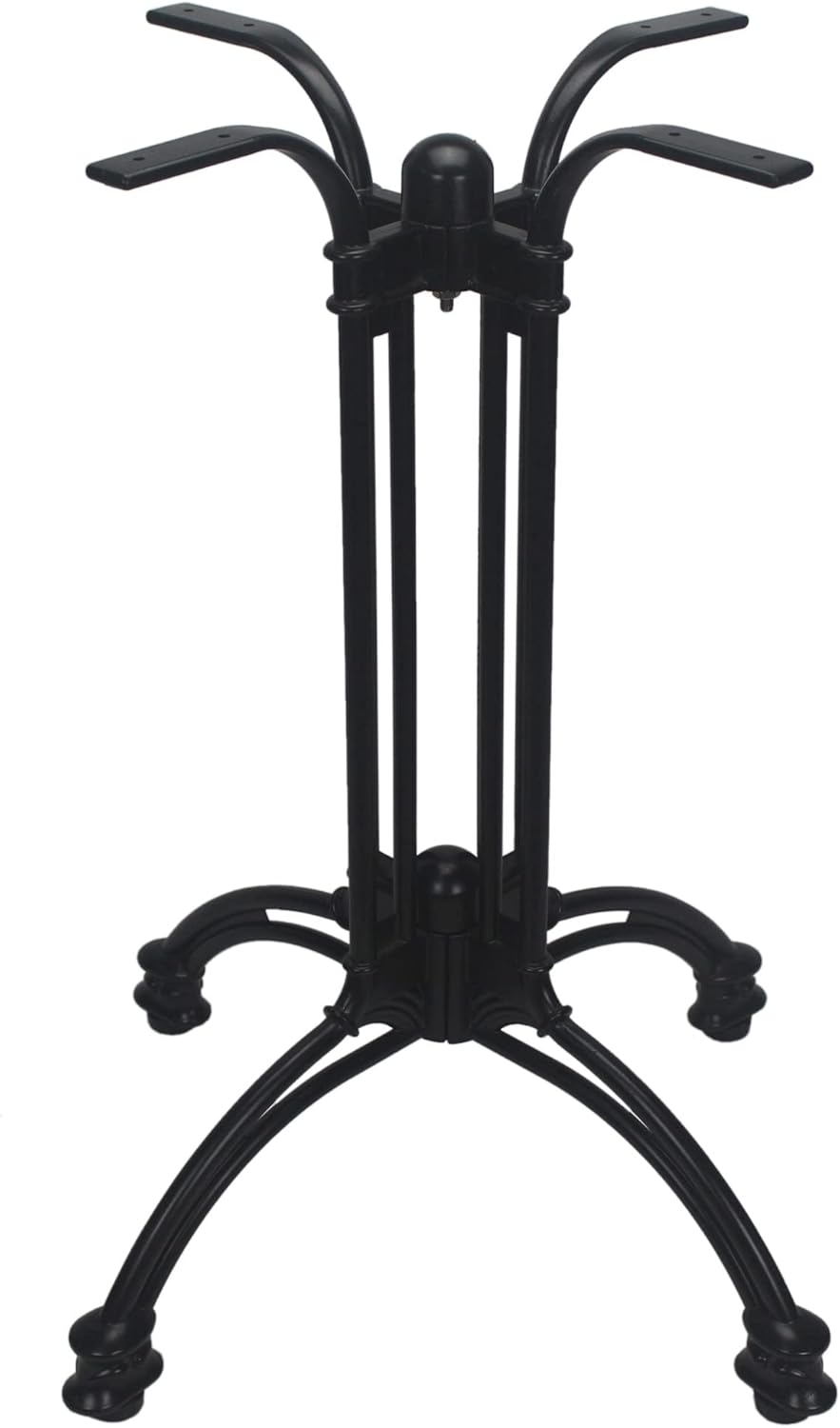 ZXMY Aluminum Table Base Black Suitable for Restaurants Bars and Cafes/Easy to Install and Structurally Firm