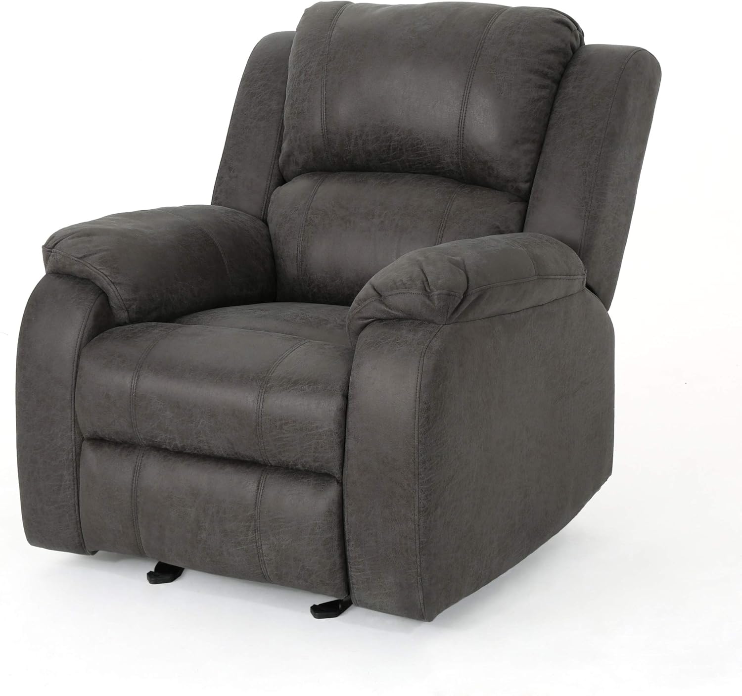 Christopher Knight Home Michelle Gliding Recliner, Slate + Black