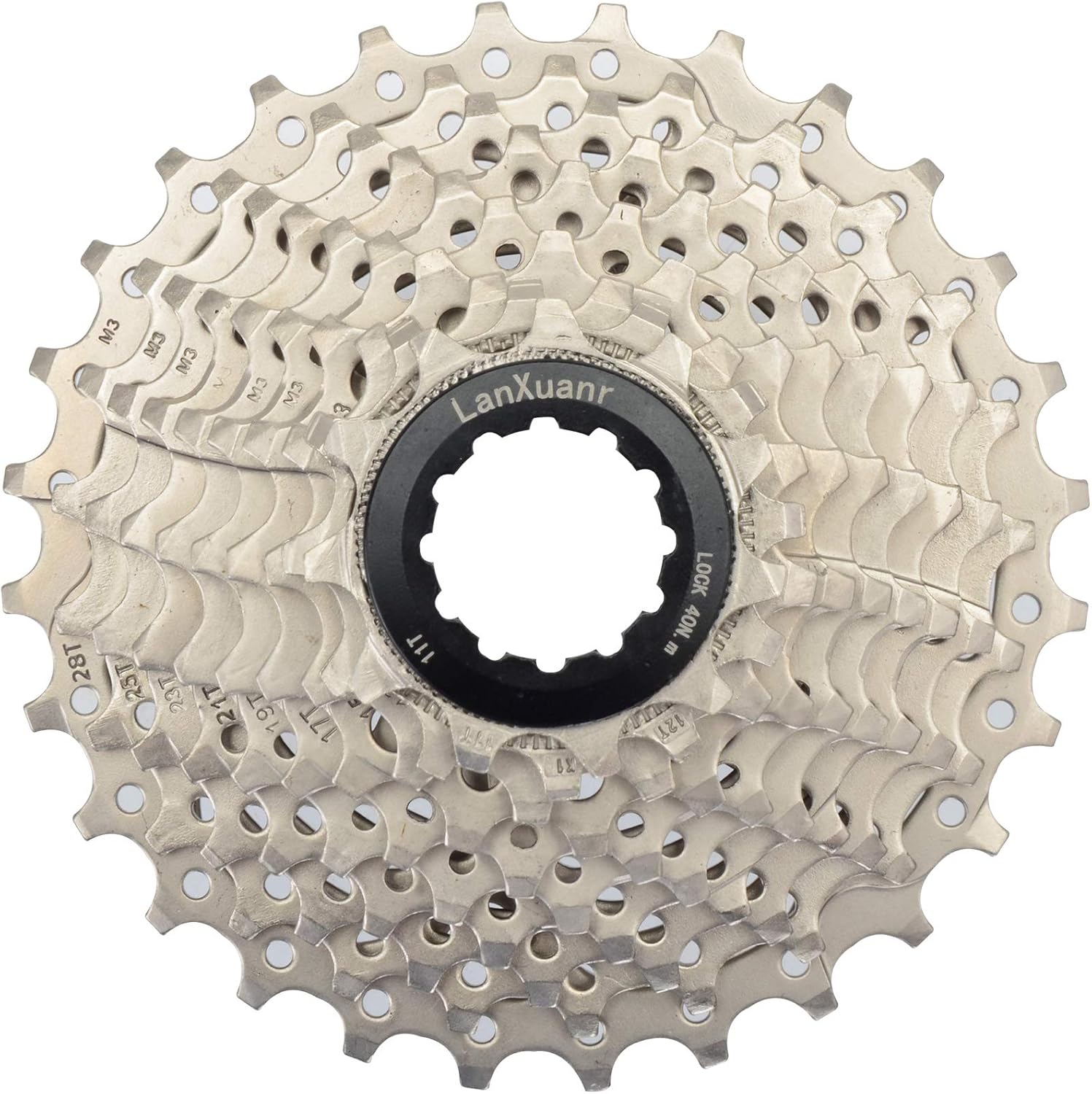 LANXUANR 10 Speed Mountain Bicycle Cassette Fit for MTB Bike, Road Bicycle，Super Light Pack of 2