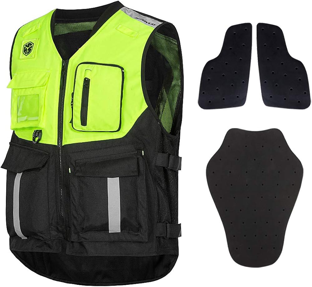 SCOYCO Breathable CE Armored Power Sports Gear Protection Mesh Man's Racing Vest JK116