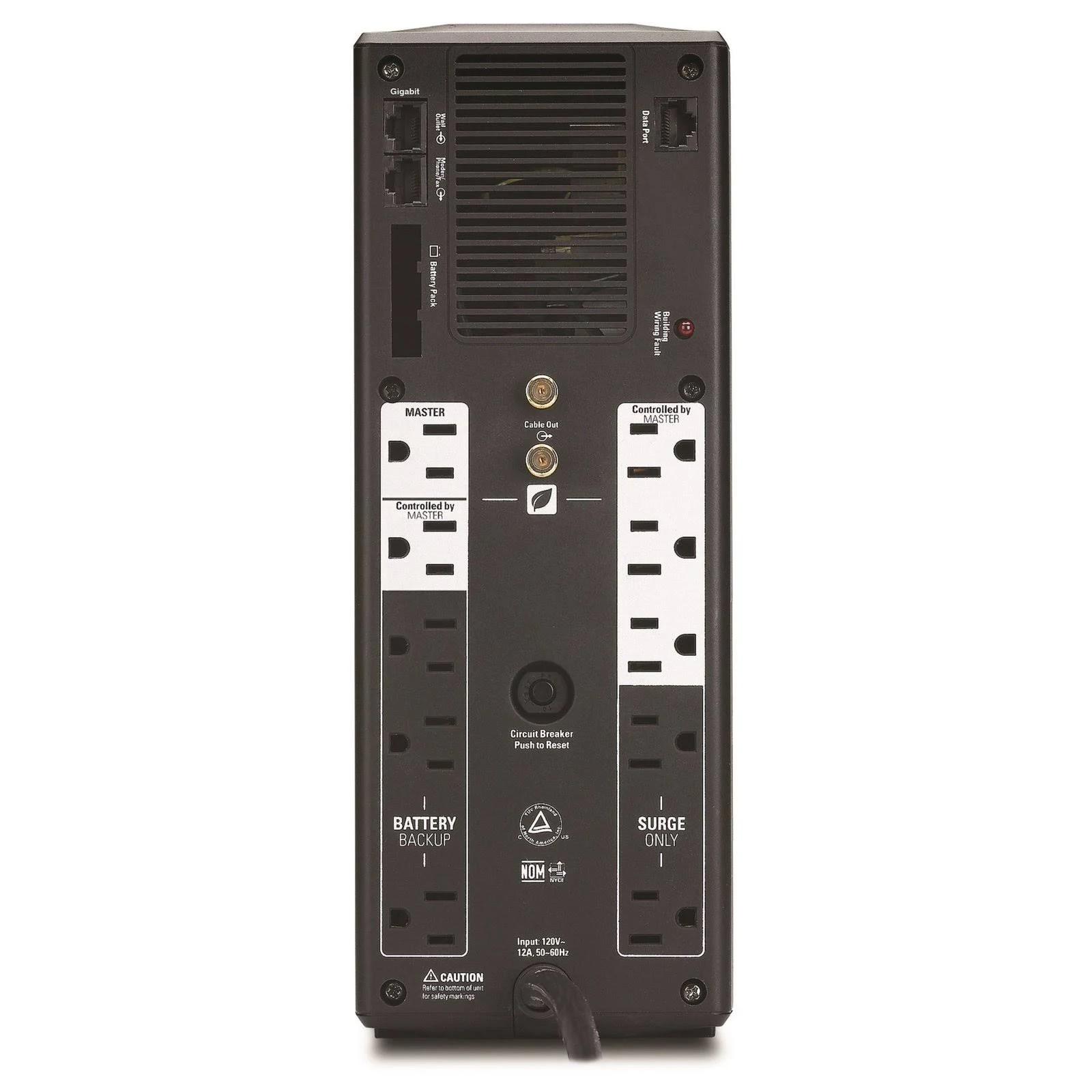 APC Back-UPS Pro 1500VA UPS Battery Backup u0026 Surge Protector (br1500g)