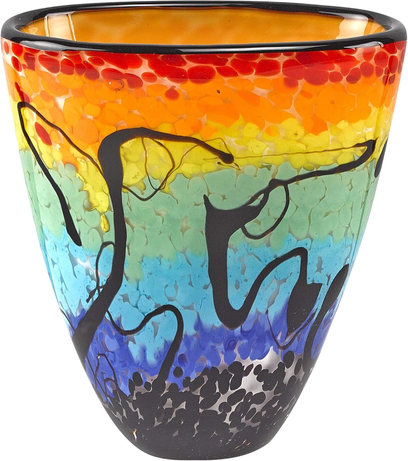 Badash Allura Murano-Style Glass Vase - 7