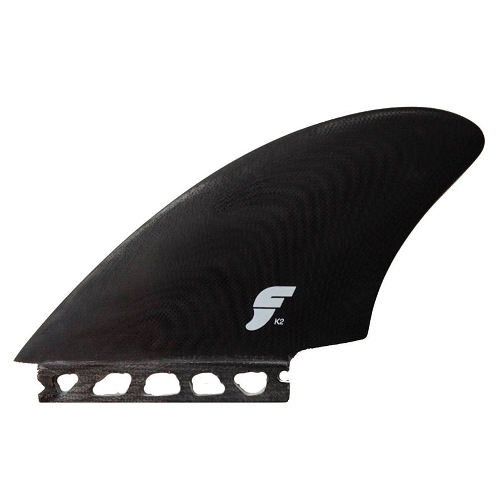 Futures Fins Twin K2 Keel Fiberglass Fin Set Black