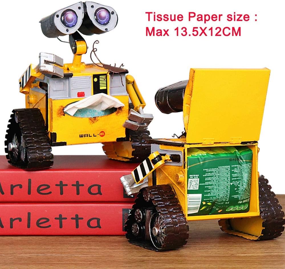 Tissue Paper Holders Paper Cover for Children's Adult Gift Home Decoration use (Orange, 26X21X18Cm) Pack of 2