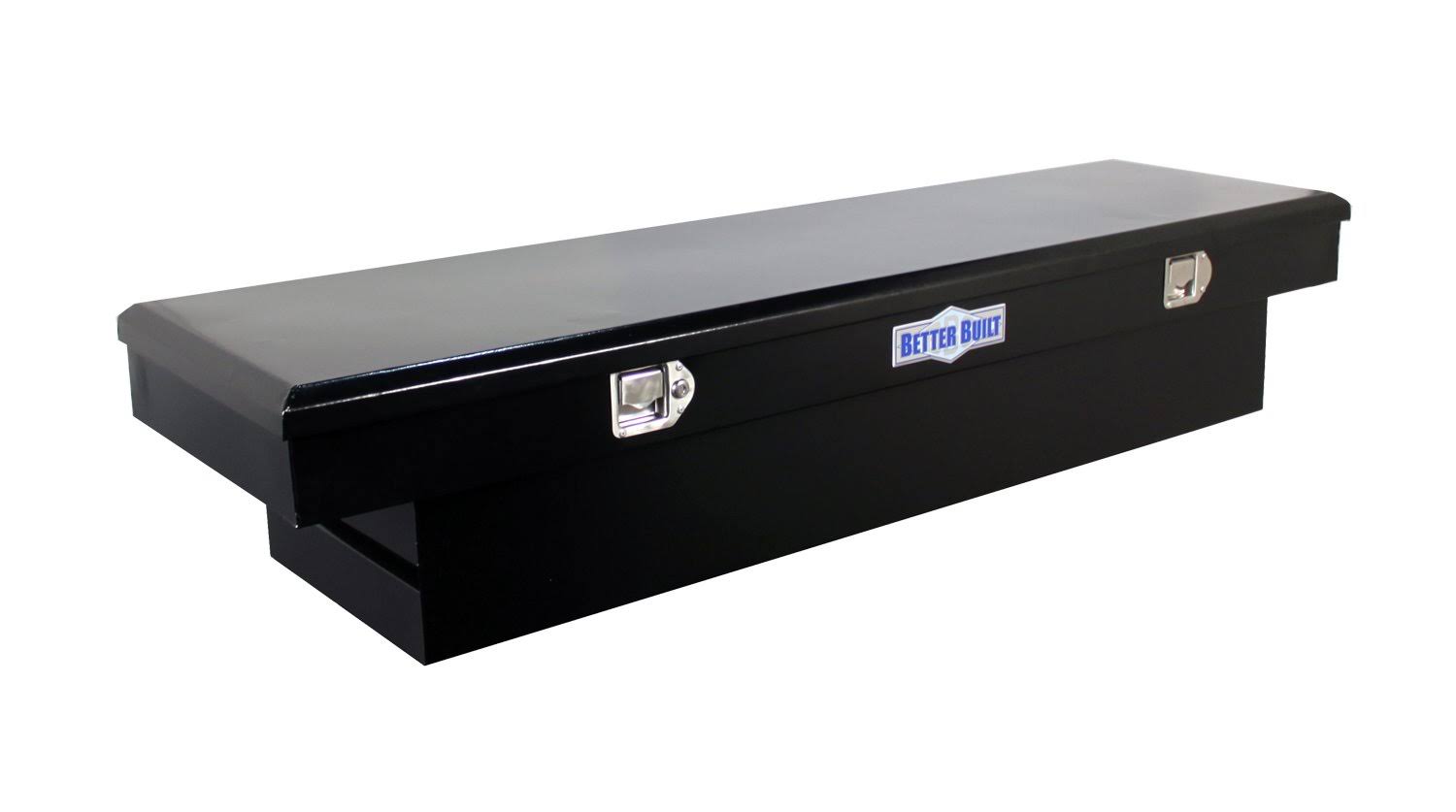 Better Built 73210129 63 In. Black Steel Crossover Single Lid Truck Tool Box