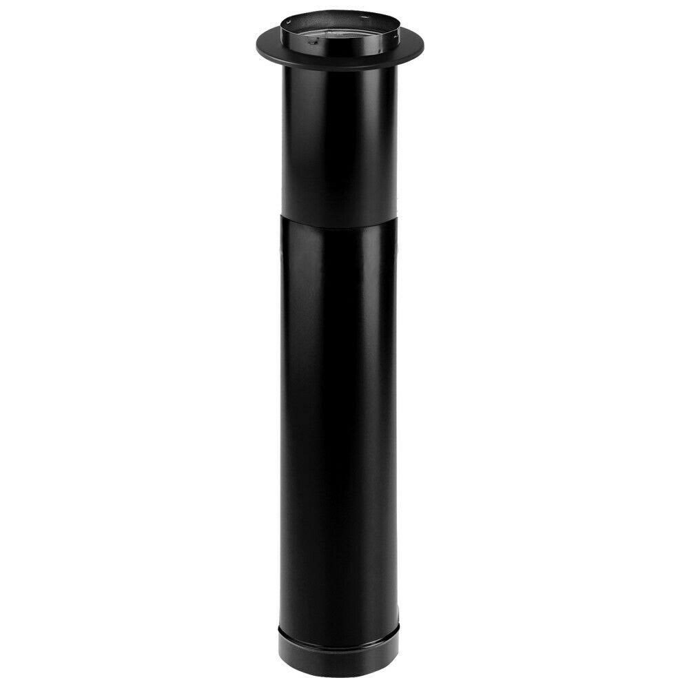 Duravent 6DBK-TL DuraBlack Wood Stove 6 in. Telescoping Pipe