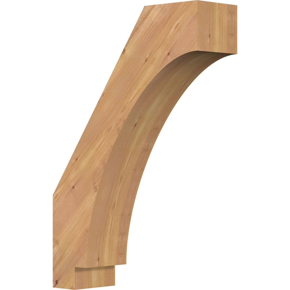 Ekena Millwork BRC06X18X26IMP00SWR 5 1/2x22W x 18x22D x 26x22H Imperial Smooth Brace, Western Red Cedar